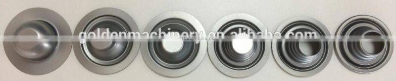 aerosol tin cone production line with progressive dies