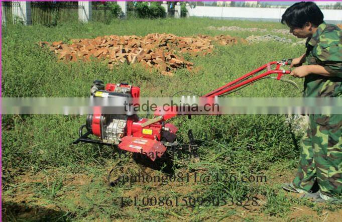 7HP Diesel petro scarifier with ridger hoe plough