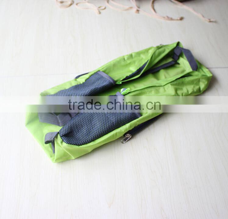 fashion outdoor waterproof fold nylon backpack storage bag for small quantity order