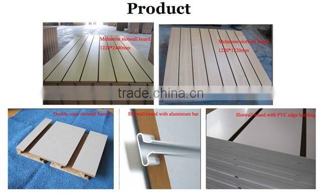 Wooden slat wall panel/slot boards