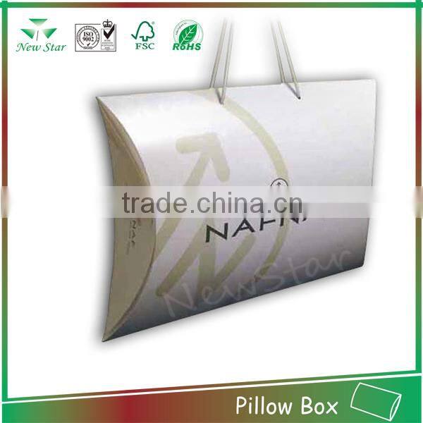 luxury black pillow gift box for wedding candy