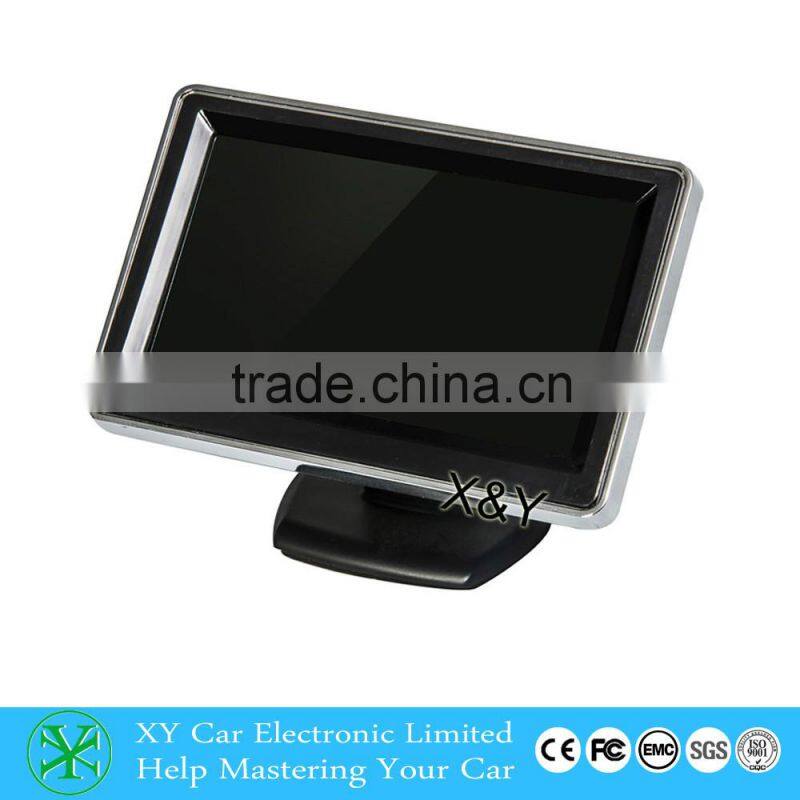 Hot cheap 4.3inch Silver edge car monitor XY-2056
