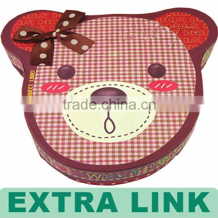 Custom Lovely Cartoon Cardboard Snack Biscuit Paper Gift Box