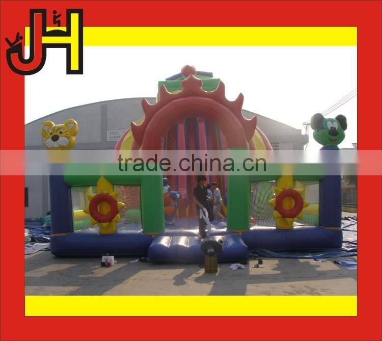 Industrial Playground Equipment Cheap Inflatable Jumper Castle Slide