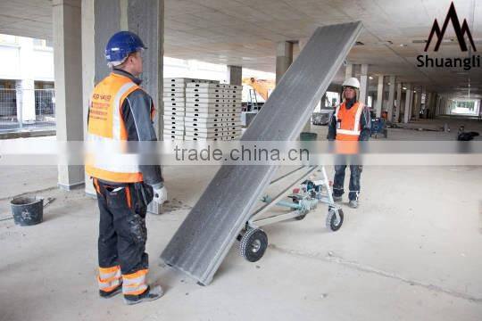 Shuangli lightweight precast concrete hollow core slab molding machine; prestressed hollow core wall panel extruder