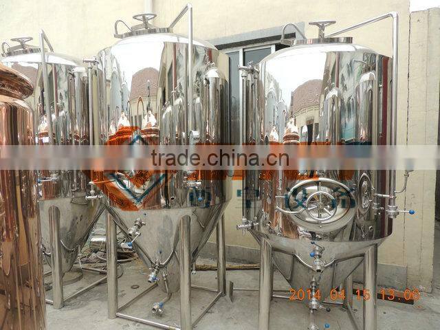 1000l electricity/steam/LPG/gas/direct fire heating beer brewing equipment/brew kettle for sale CE OEM factory