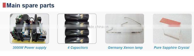 Permanently hair removal !! 3000W SHR ipl elite