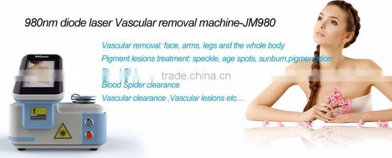 JMSHR Spa/Salon/Clinic/Hospital Use Popular 980nm Diode Laser Rosaces Machine