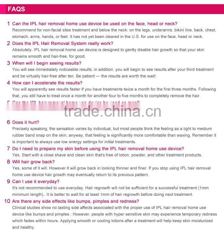 IPL personal skin care home use beauty device/best sale 2019