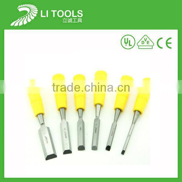 safe grip 4PCS carton steel forged type carving chisel set