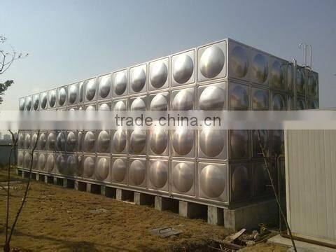 Popular type welding 304 316 stainless steel water storage tank with 1000 litre