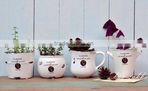 2016 animal shap porcelain flower pot fashion crafts