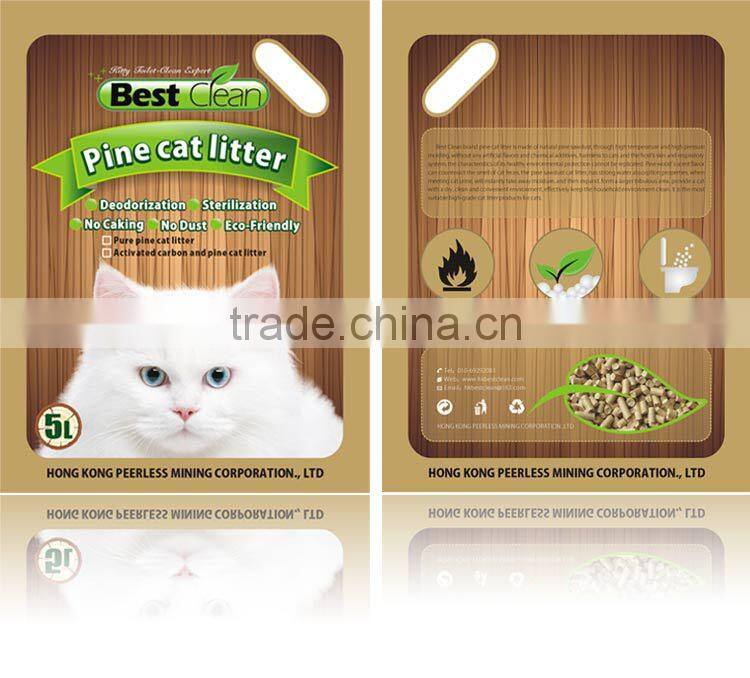 New cats products clumping pine cat litter