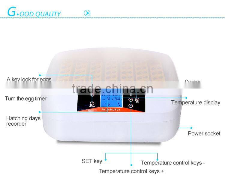 HHD Newest model full automatic used egg incubators digital egg incubation hatching