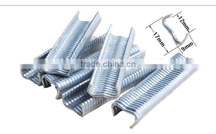 Poultry cage clamp installation M nail fastening clamp