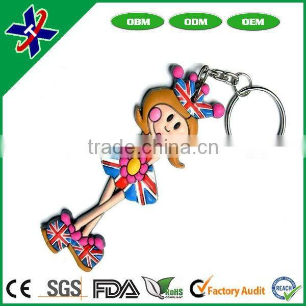 Promotional Item One side PVC Keychain