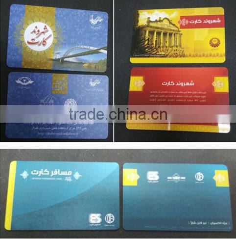 Factory Price Material pvc 125KHZ Smart cards pvc plastic Inlay sheet