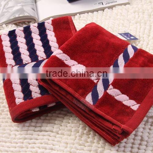 2015 wholesame fashion design china bath microfiber towels check face towels