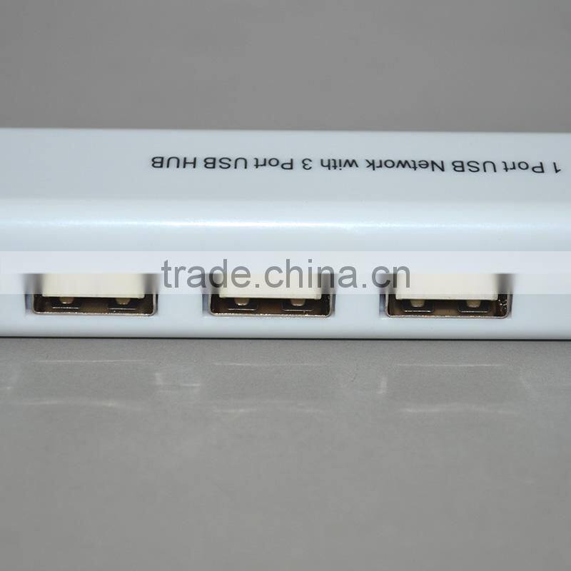 with 3 port USB2.0 HUB Mini USB Micro usb usb2.0 to Ethernet ports 20cm cable rj45 male adapter lan card ,Chip: 88772C