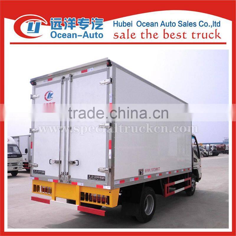JAC mini 3ton refrigerated van truck for sale