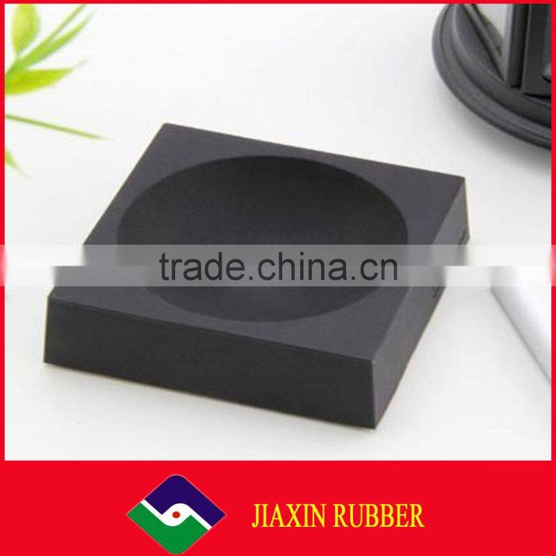 2014 new style oval melamine/silicone/pvc led light car ashtray