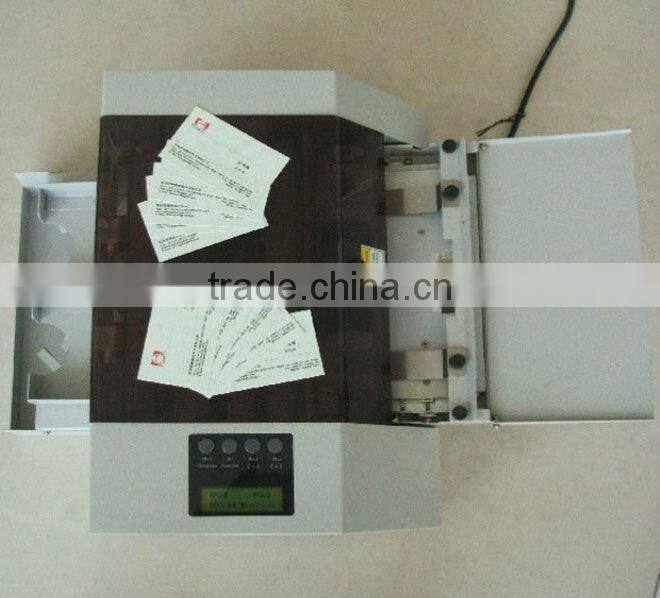 Business card die cutting machine