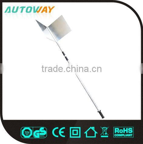 blue long handle,double handle snow shovel