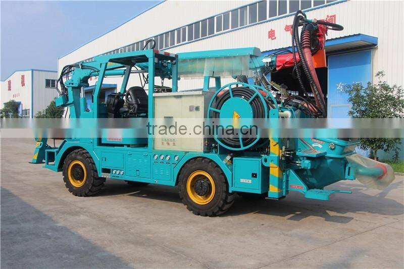 Tunneling and mining used high quality concrete spraying system