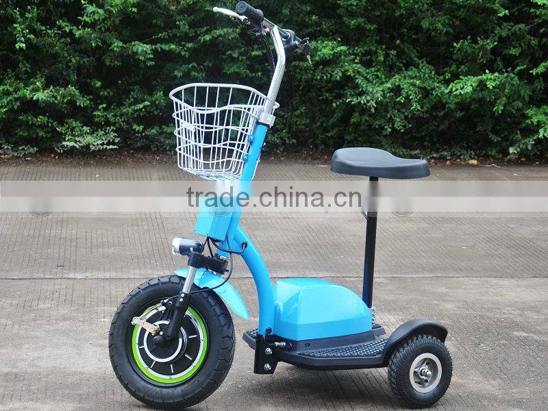 500W 48V12Ah Three Wheel Electric Scooter (HP105E-B)