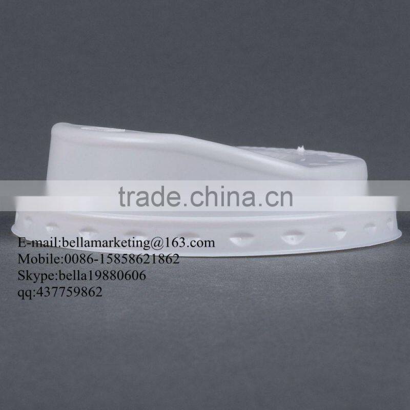 White Dome Sip-Thru Hot Beverage Cup Lid, Disposable Plastic Coffee Cup lids
