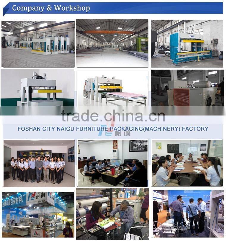 China NaiGu long-arm label sewing machine for sewing mattress trademark