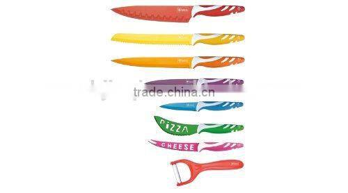5 Pc Colored Knife Set