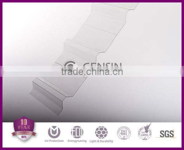DIY Plastic Roof Covering Corrugated Polycarbonate Sheet Long Service Life