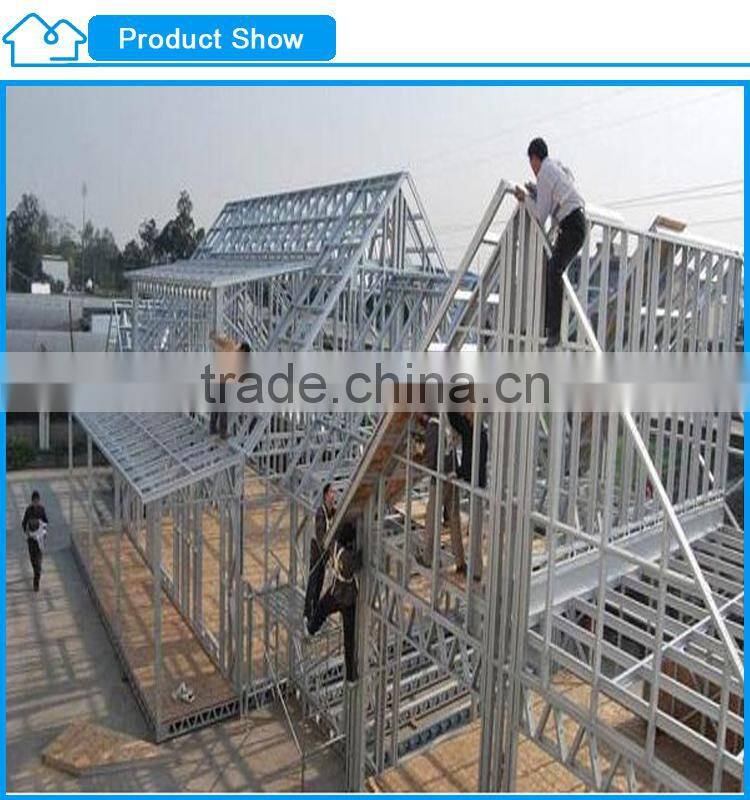 China Manufacture Cheap Light Gauge Galvanized Steel Frame Prefabricated House