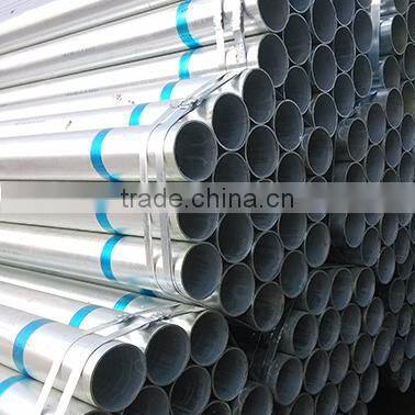 ASTM A53 Pre galvanized welded 2 1/2 inch 6000mm steel pipe