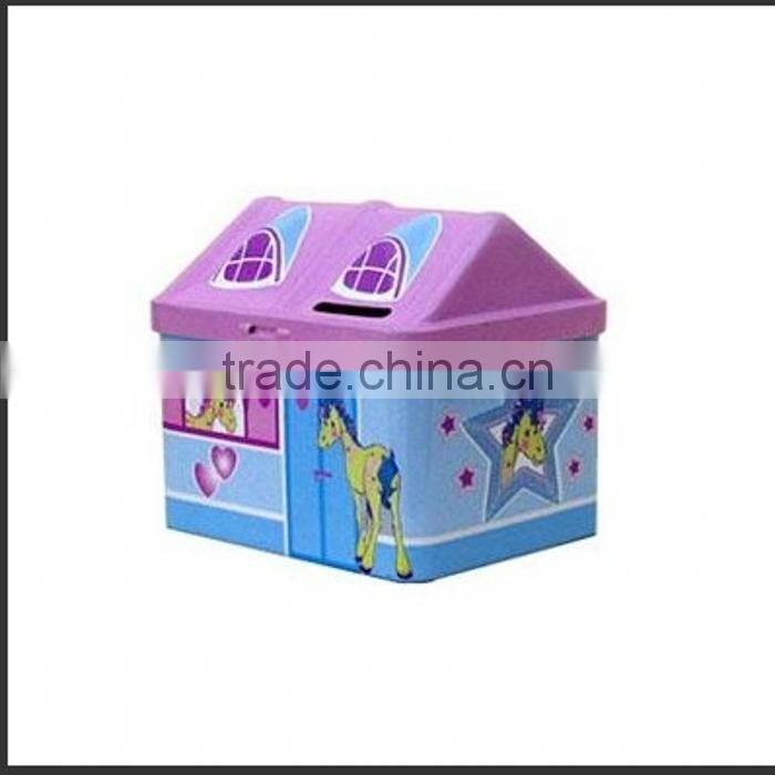 house shaped tin can
