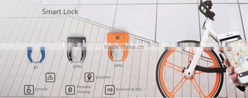 Smart Anti-theft Bluetooth Bicycle Lock, Fashion Horseshoe Design Bicycle Electric Lock With Alarm For Wholesale