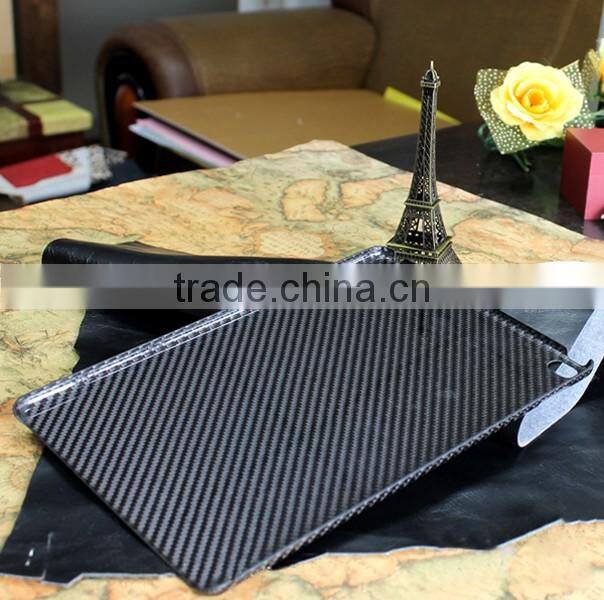 Luxury 100% Genuine Full Boby Carbon Fiber Cover Smart Case for ipad 5, phone case