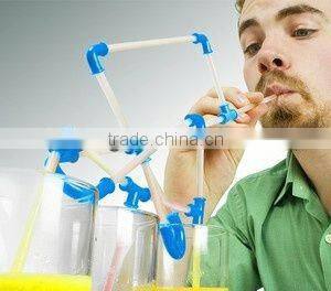 DIY Straws , Hard plastic DIY crazy straw , DIY Fun Crazy Party Straws Make Construct