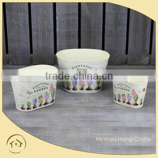 new design china flower pot and lightweight planters
