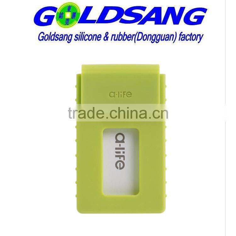 Custom Make Colorful Silicone Business Card Holder