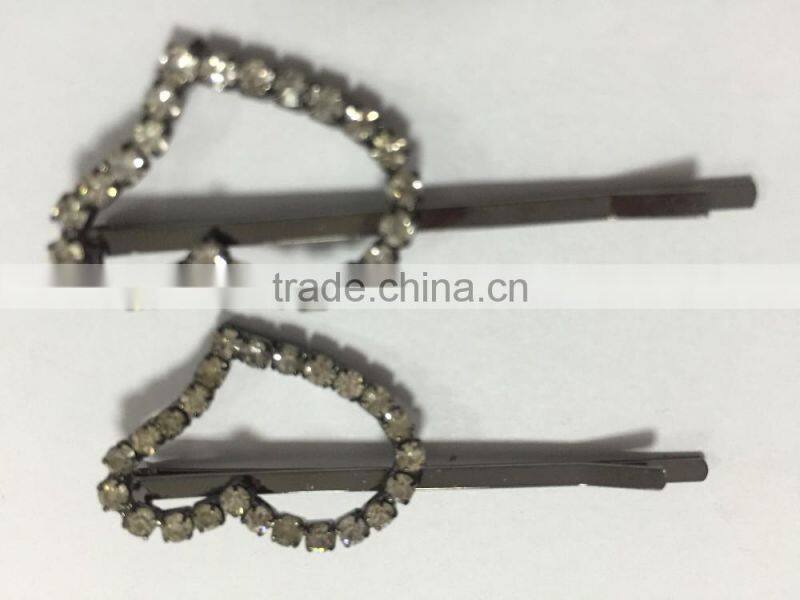 Hot sale Fashion Cute Rhinestone Hair Clips Hair Accessories For Women