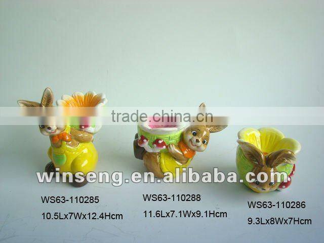 Ceramic Easter Rabbit Ashtray