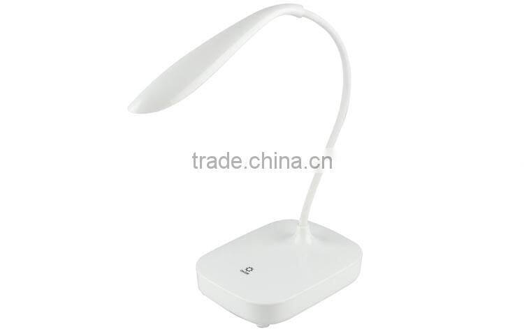 Fashion smart ultra bright flexible arm folding led desk lamp