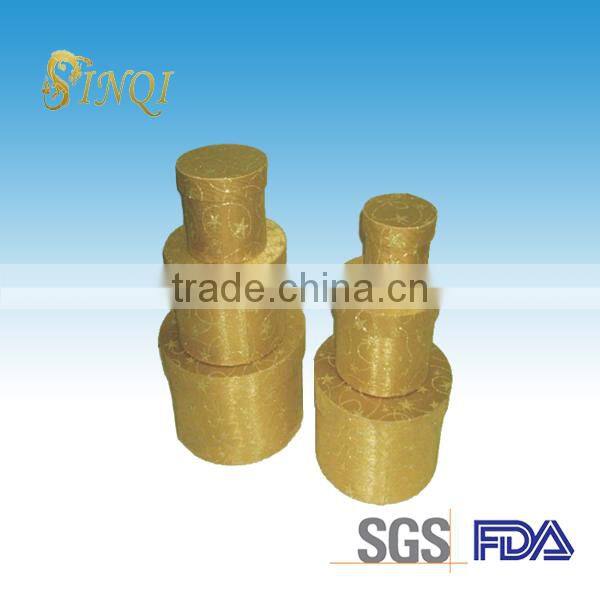 Paper gift round packaging boxes set