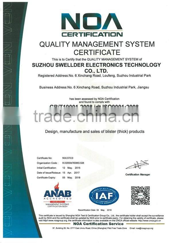 High Quality Plastic Vacuum Formed Blister Cosmetic Product Display Stands