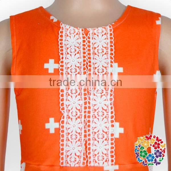 New Style Children Sleeveless Lace Onesie Boutique Jumpsuit Smocked Children Romper