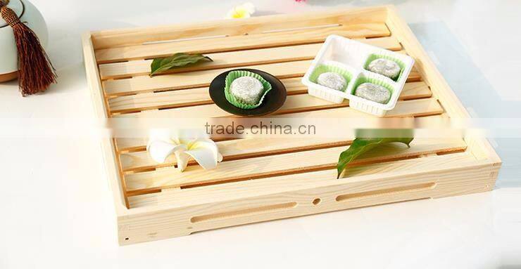 High quality new design handmade wooden bread tray