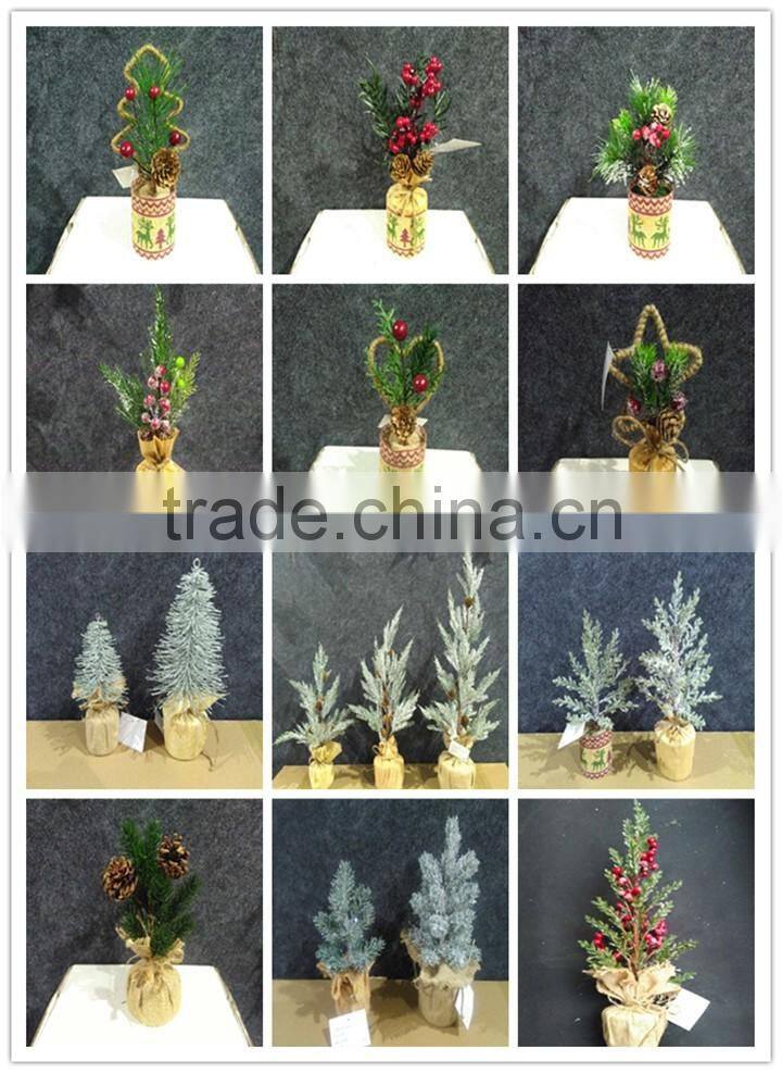 Factory high quality wholesale indoor decorative pine trees for Christmas decoration