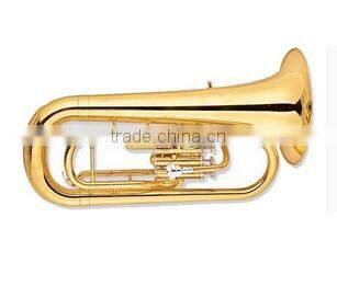 Entry model Brass body Bb tone gold lacquer marching euphonium